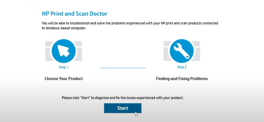 Running the HP Print and Scan Doctor Tool for Initial Diagnosis